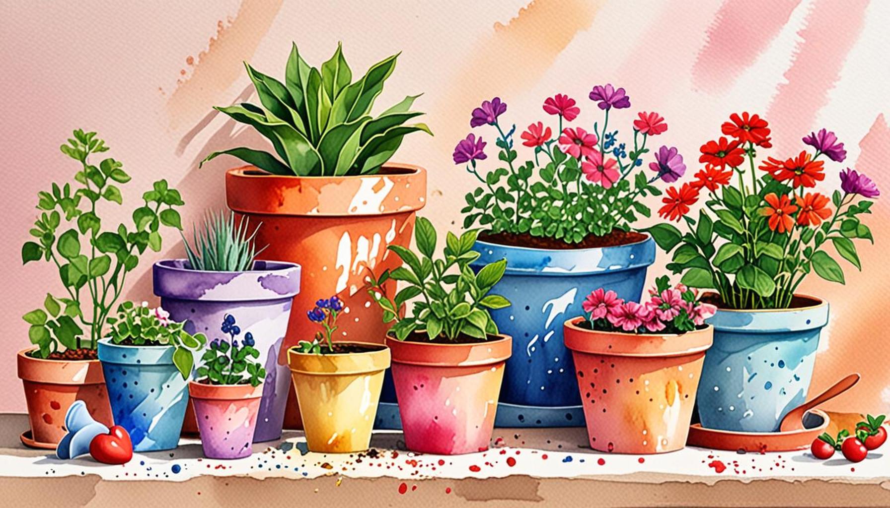 Creative Gardening: How to Make Pots and Decorations for Plants Using Reusable Materials
